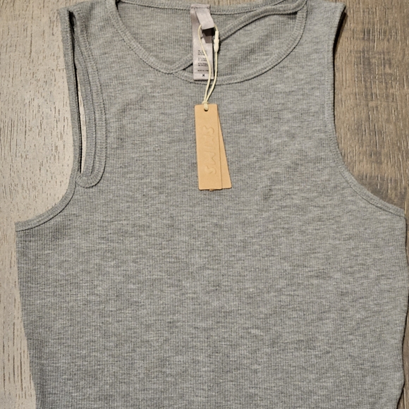 SKIMS Heather Gray Maxi Dress - Picture 3 of 6